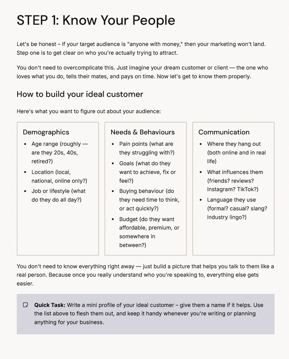 The Marketing Guide for Small Businesses